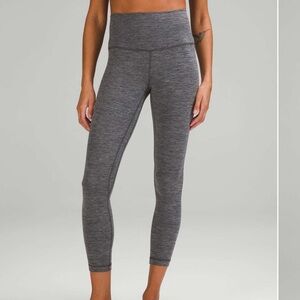 Lululemon aligns 25” size 4 heathered graphite grey